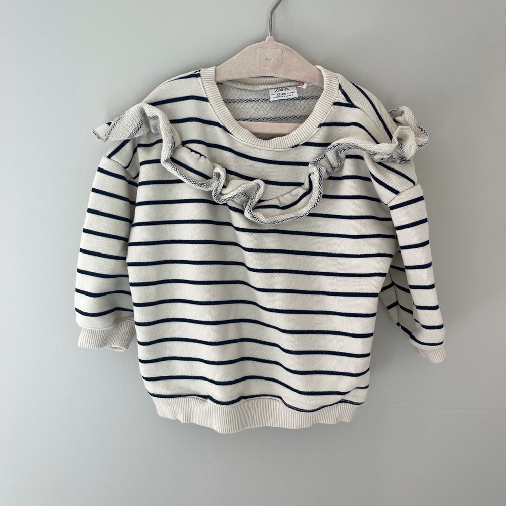 Zara girls oversized sweatshirt